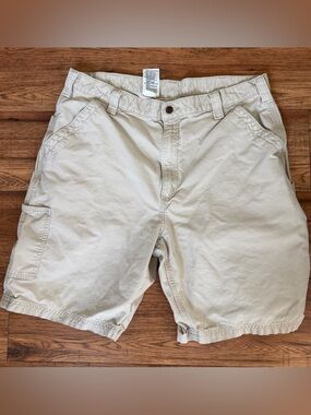 Carhartt Mens Khaki Utility Short Size 40 workwear casual
